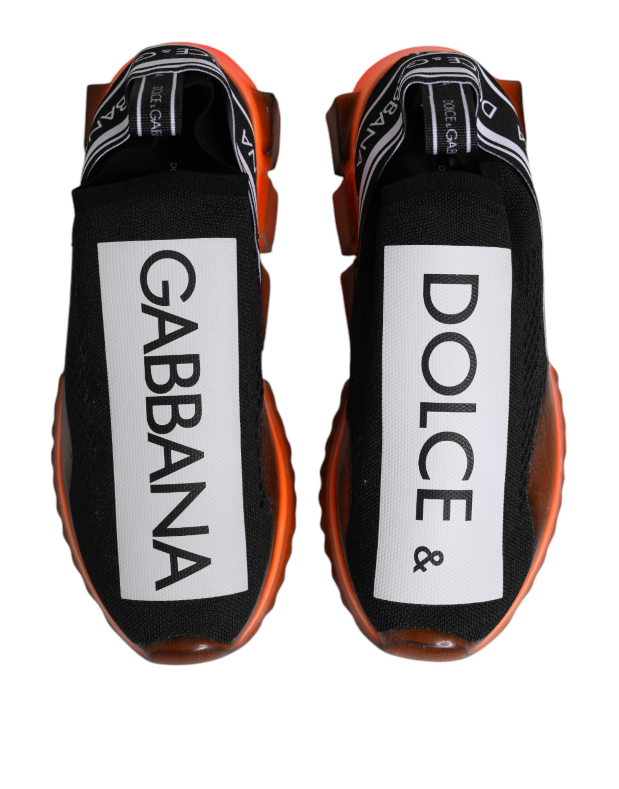 Baskets Sorrento noires et blanches Dolce &amp; Gabbana
