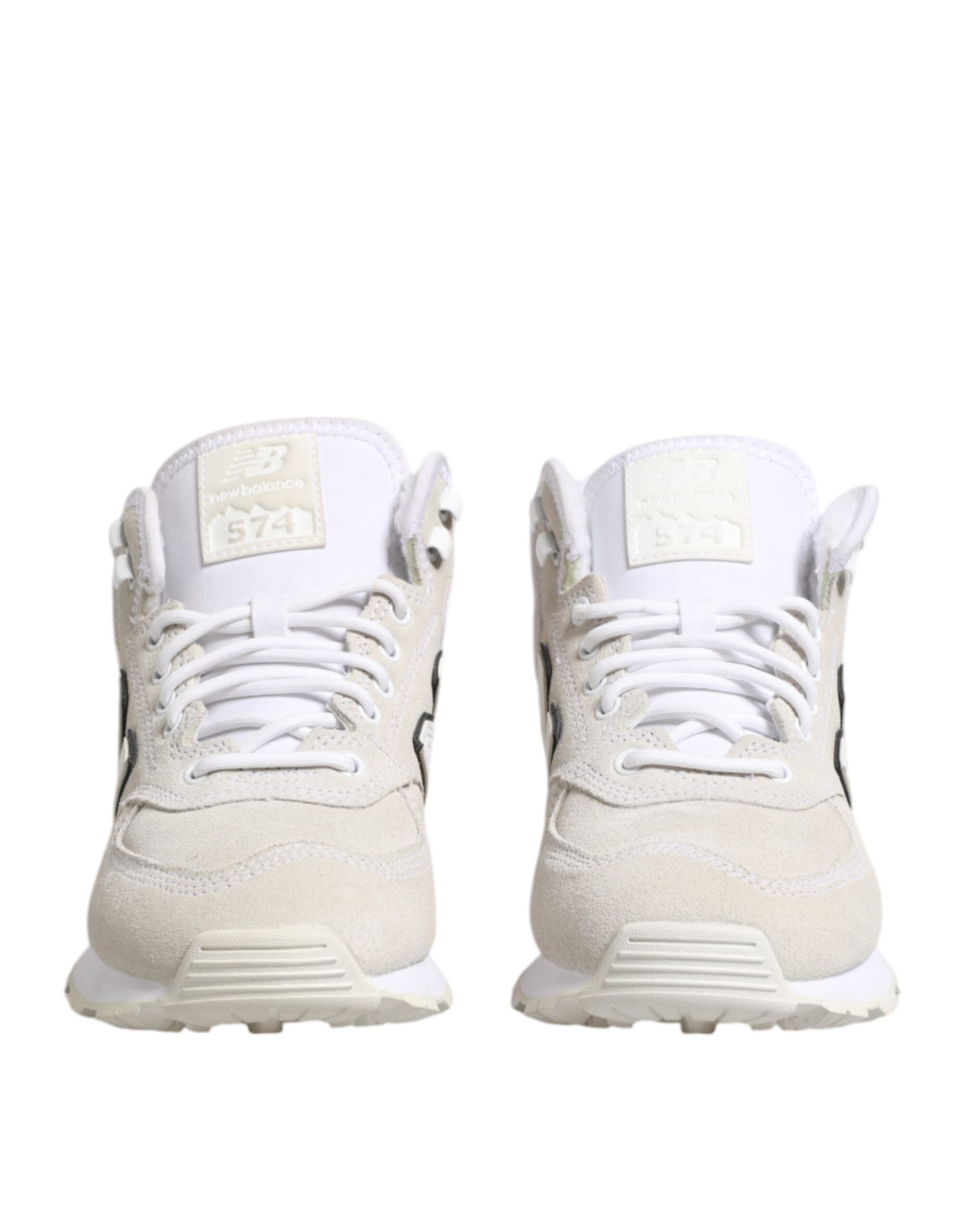 Baskets New Balance en daim blanc cassé