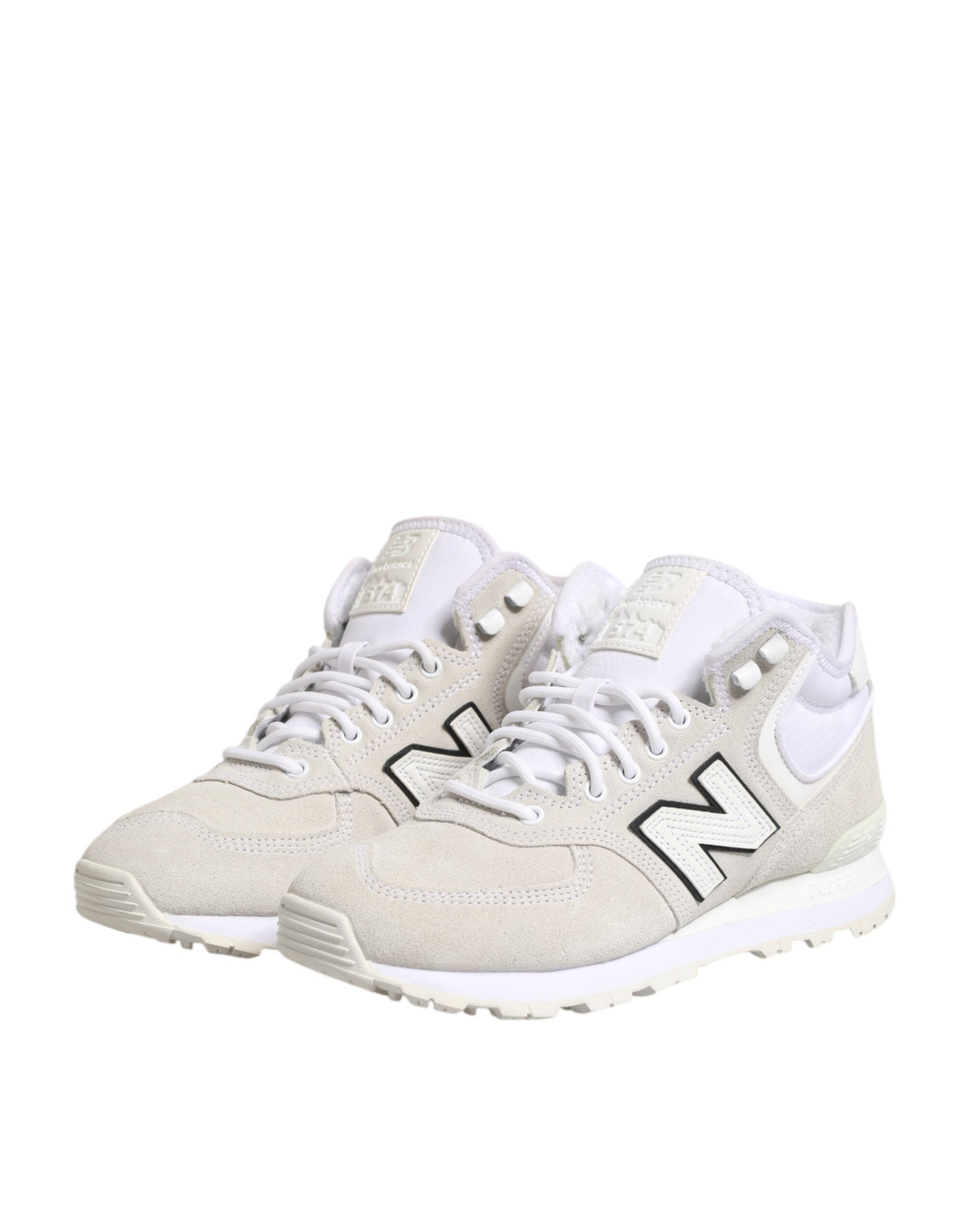 Baskets New Balance en daim blanc cassé