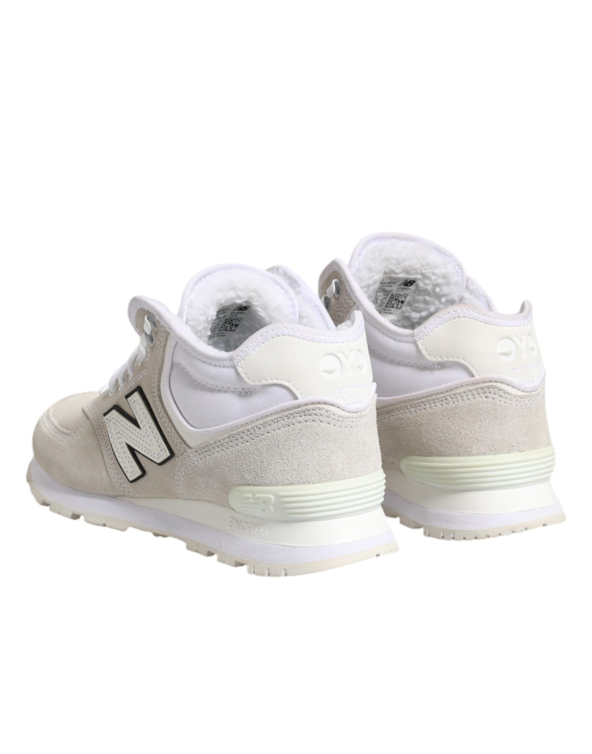 Baskets New Balance en daim blanc cassé