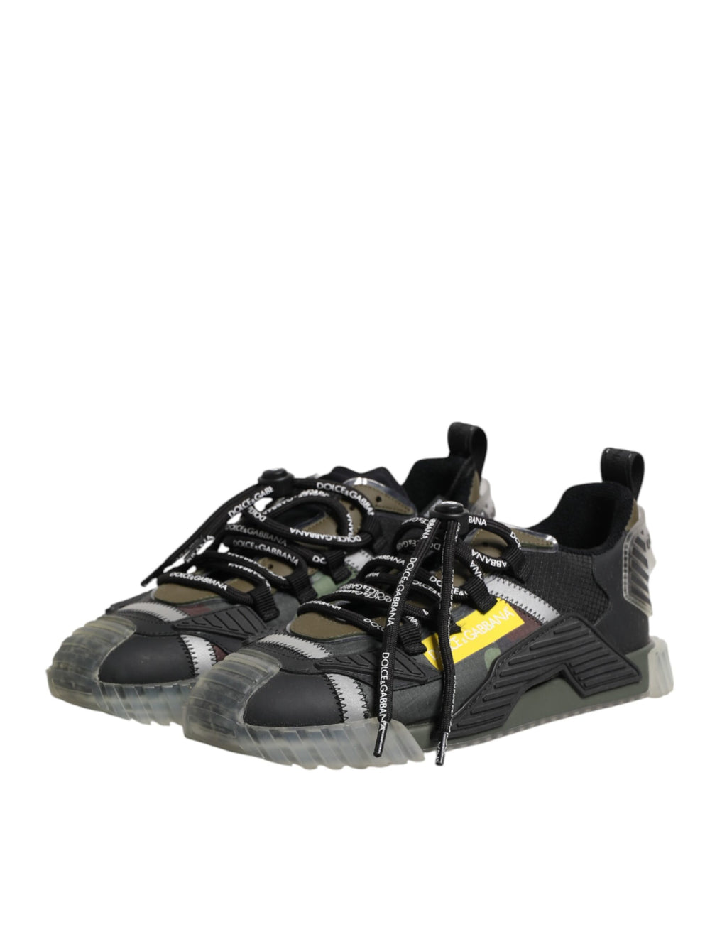 Baskets basses à lacets multicolores Dolce &amp; Gabbana NS1