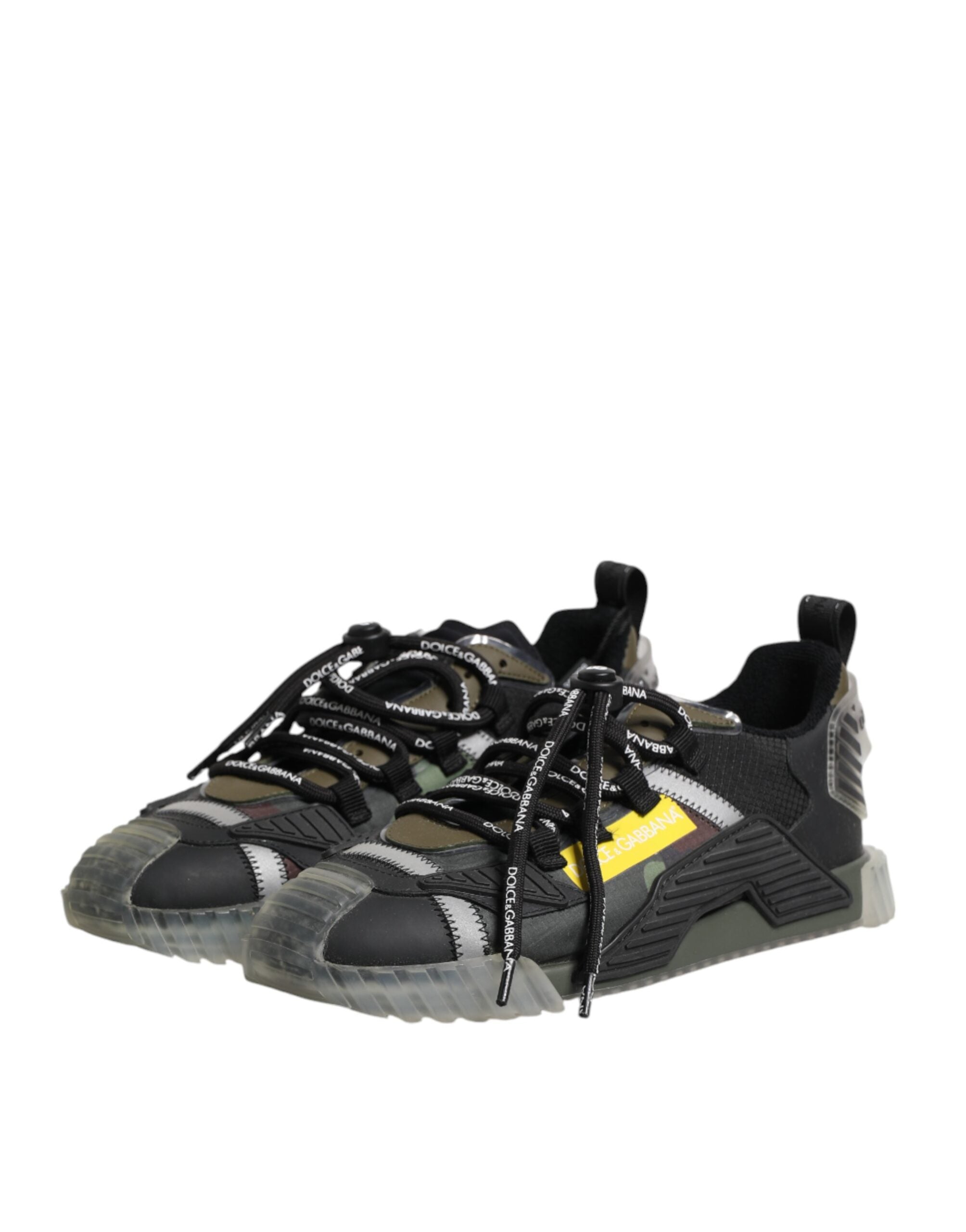 Baskets basses à lacets multicolores Dolce &amp; Gabbana NS1