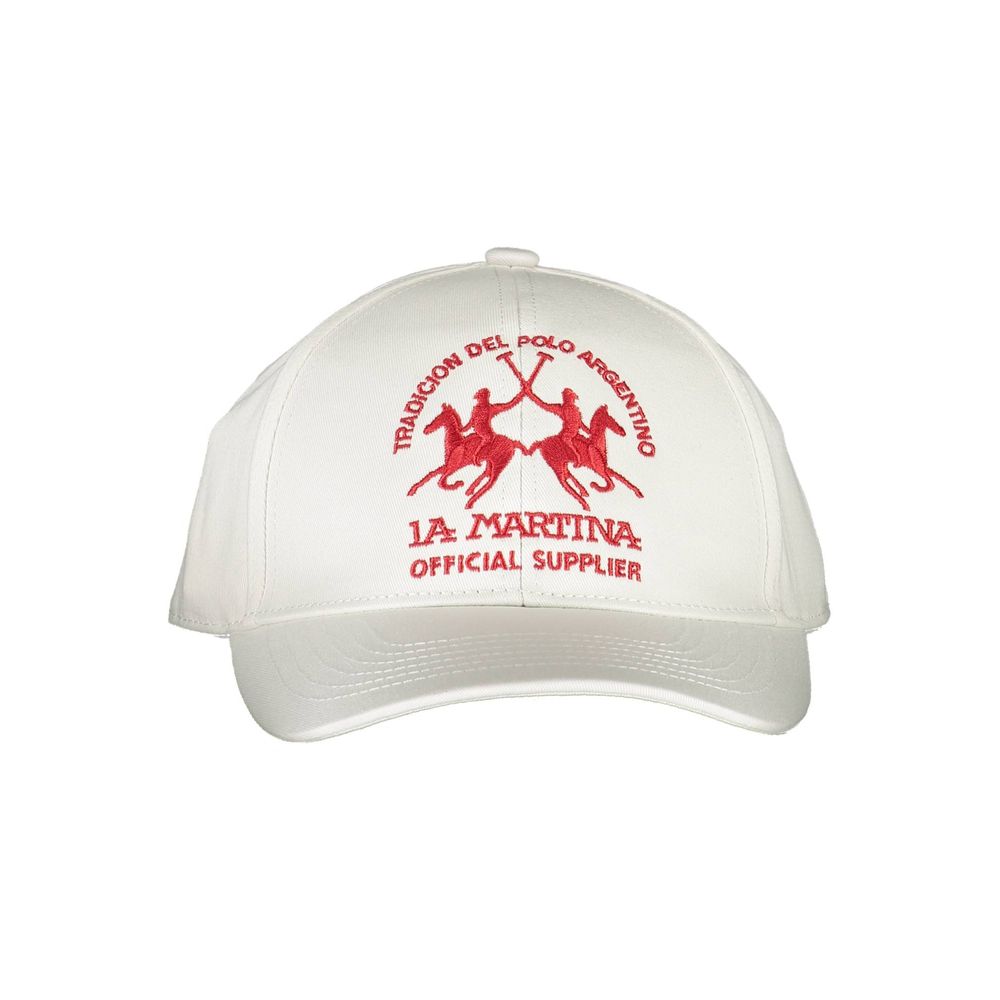 Casquette Homme Coton Blanc La Martina