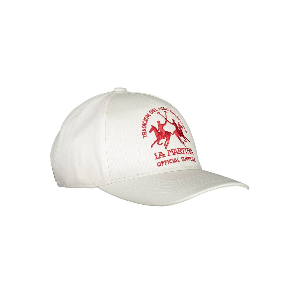 Casquette Homme Coton Blanc La Martina