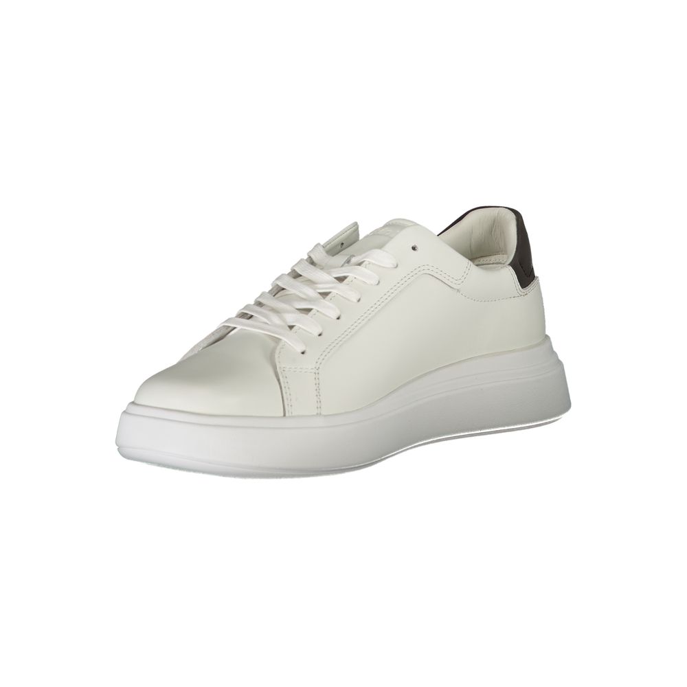 Baskets à lacets contrastées blanches élégantes Calvin Klein