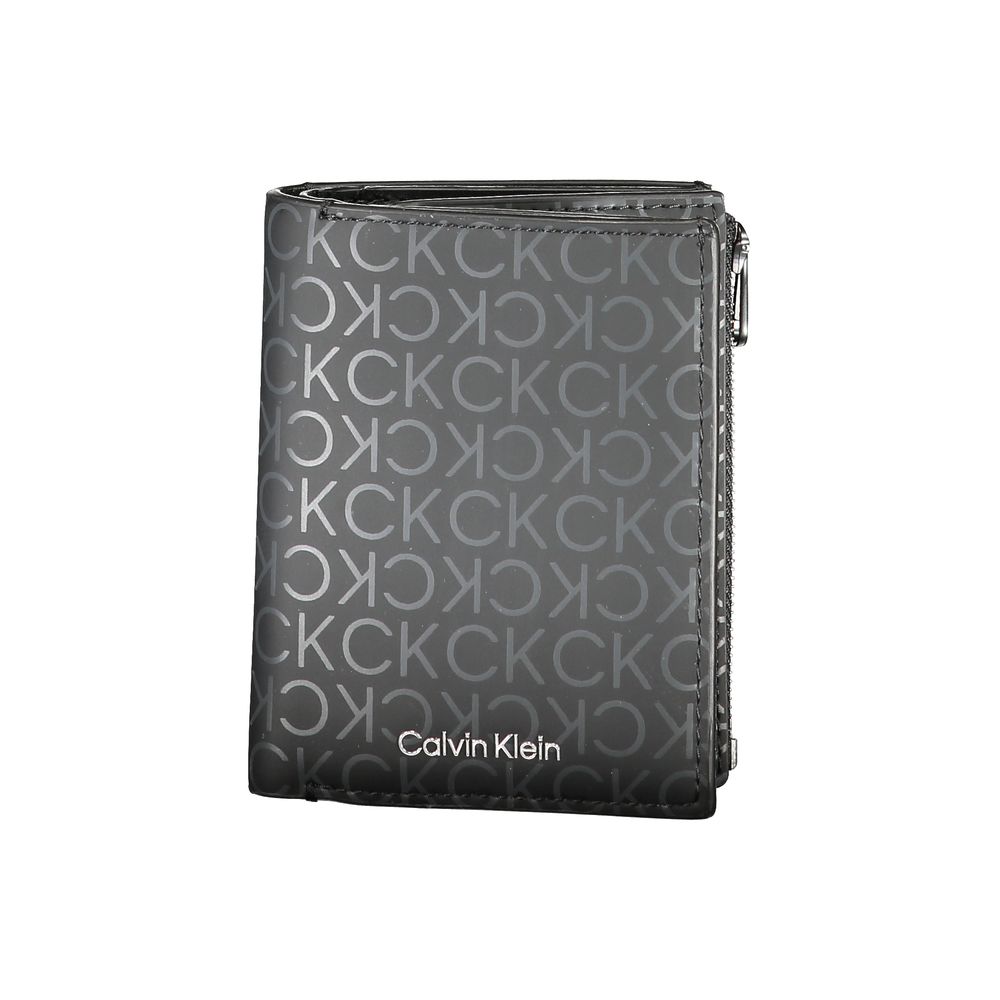 Portefeuille Calvin Klein en polyester noir