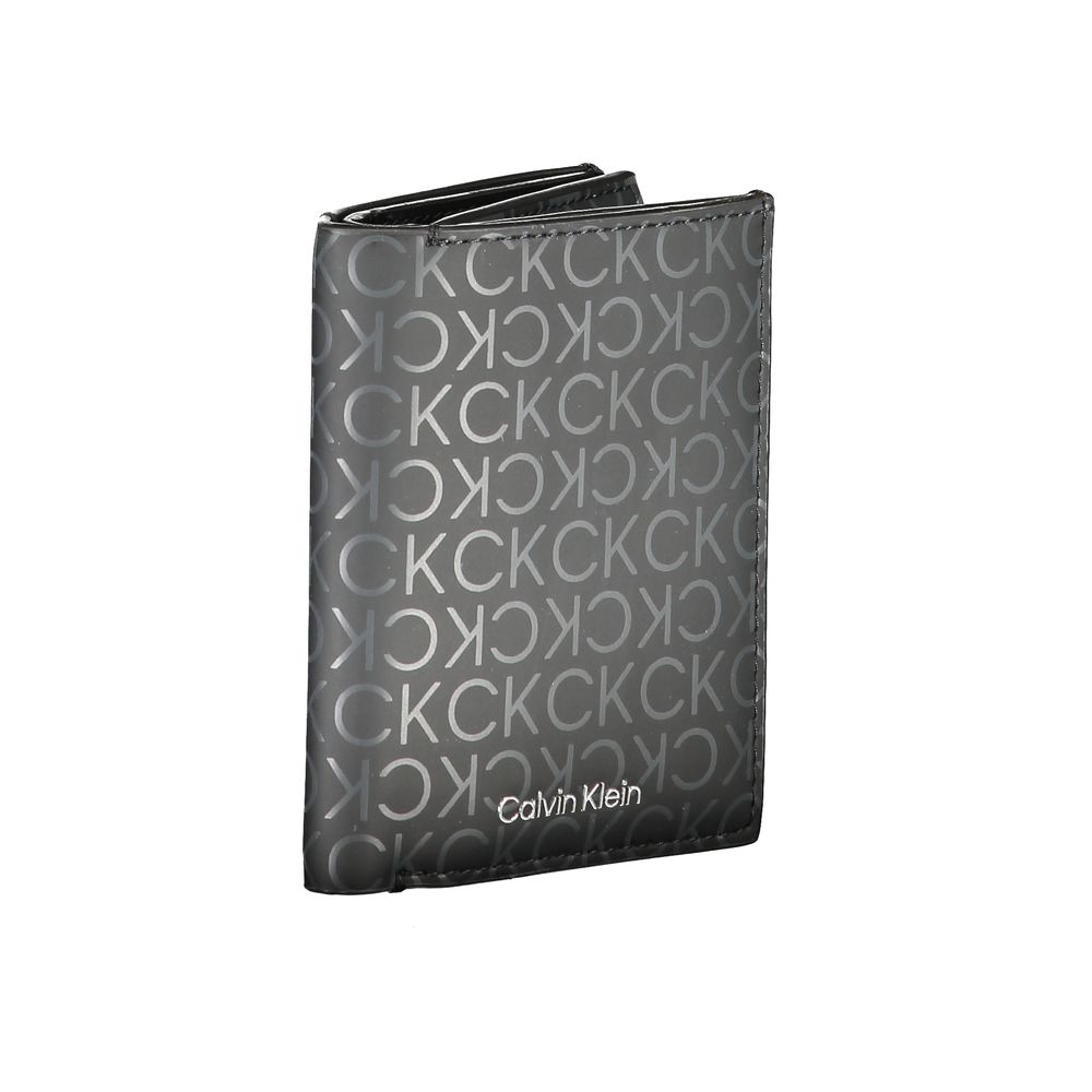 Portefeuille Calvin Klein en polyester noir