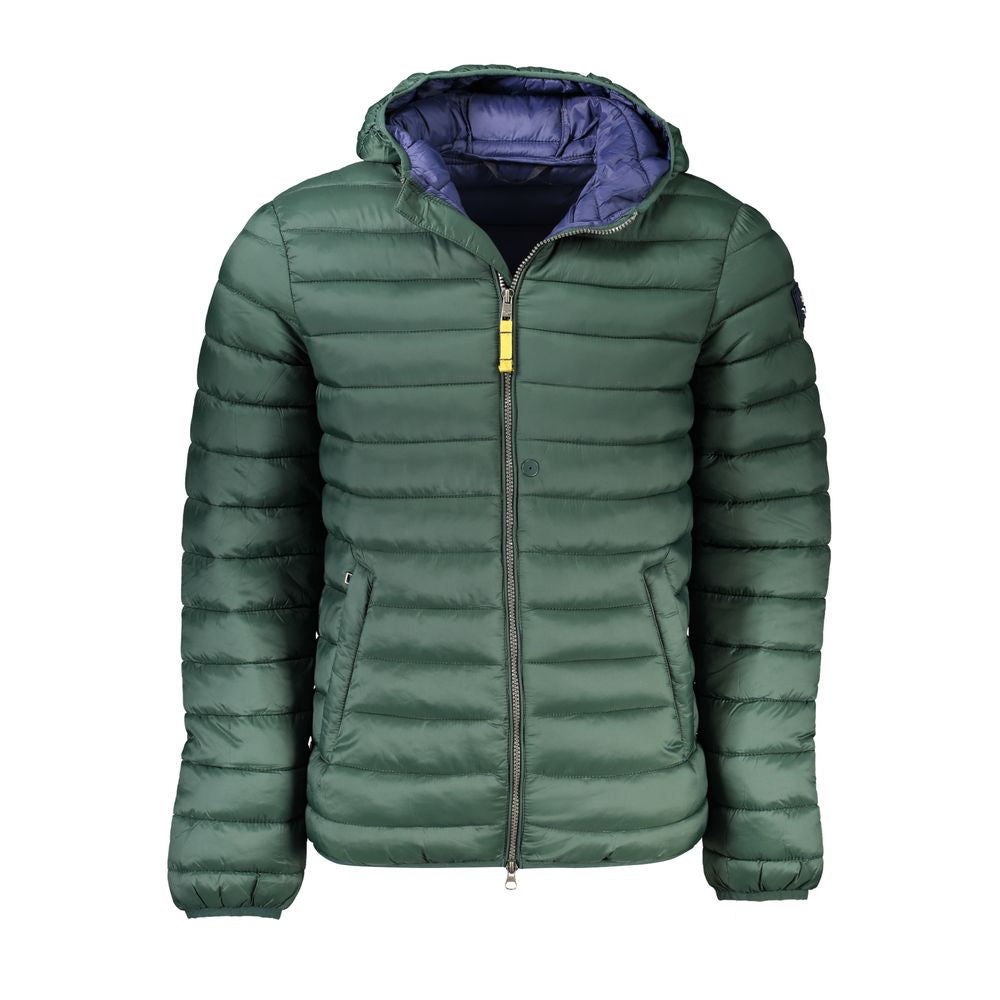 Armata Di Mare Grüne Polyamid-Herrenjacke