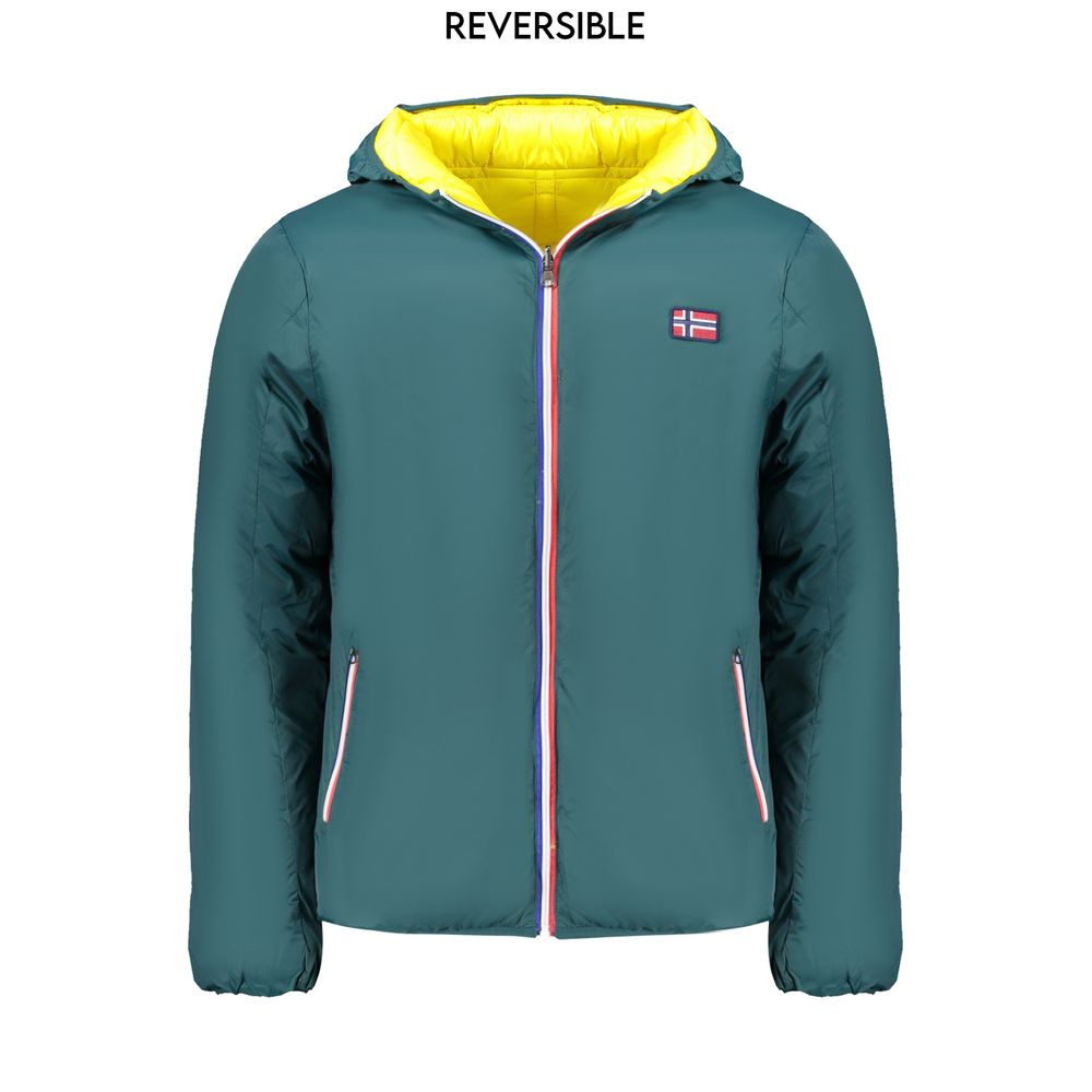 Norwegen 1963 Grüne Polyamid-Herrenjacke