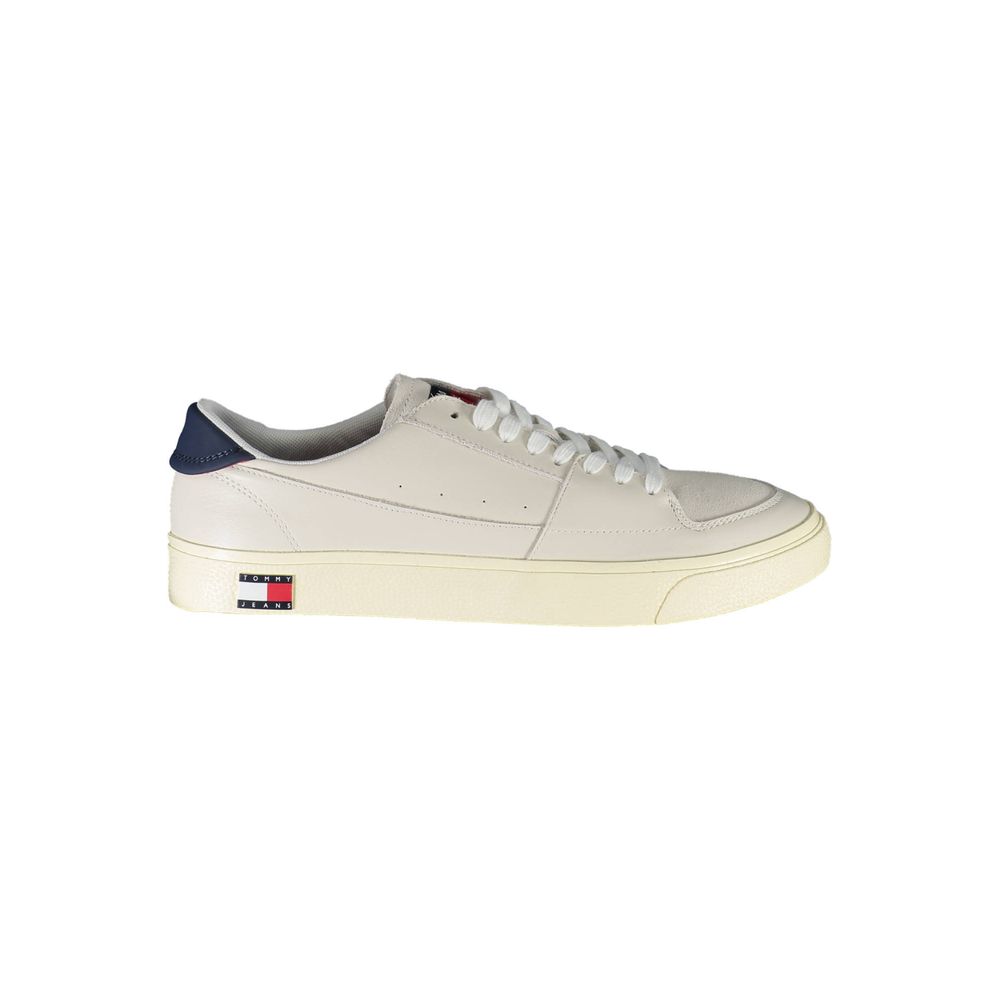 Baskets Tommy Hilfiger en cuir blanc pour homme