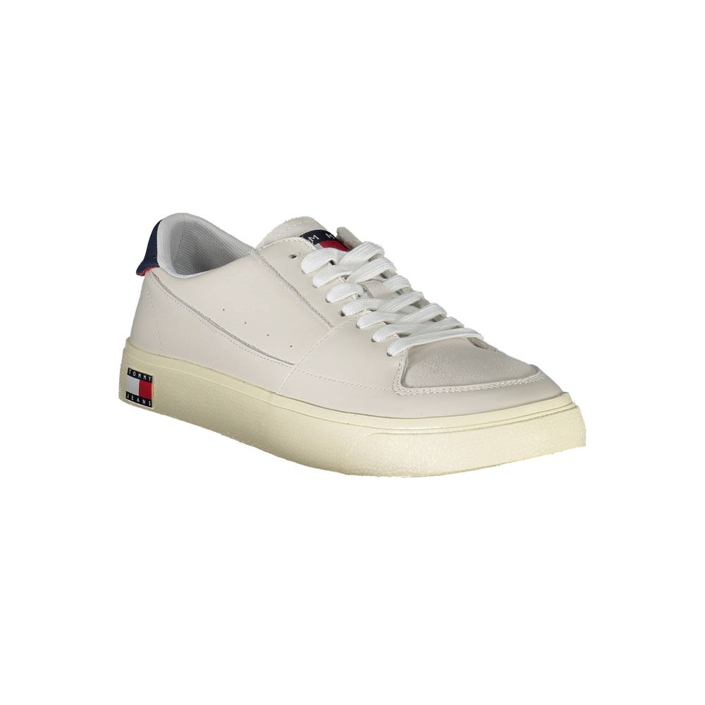 Baskets Tommy Hilfiger en cuir blanc pour homme