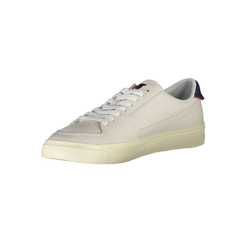 Baskets Tommy Hilfiger en cuir blanc pour homme