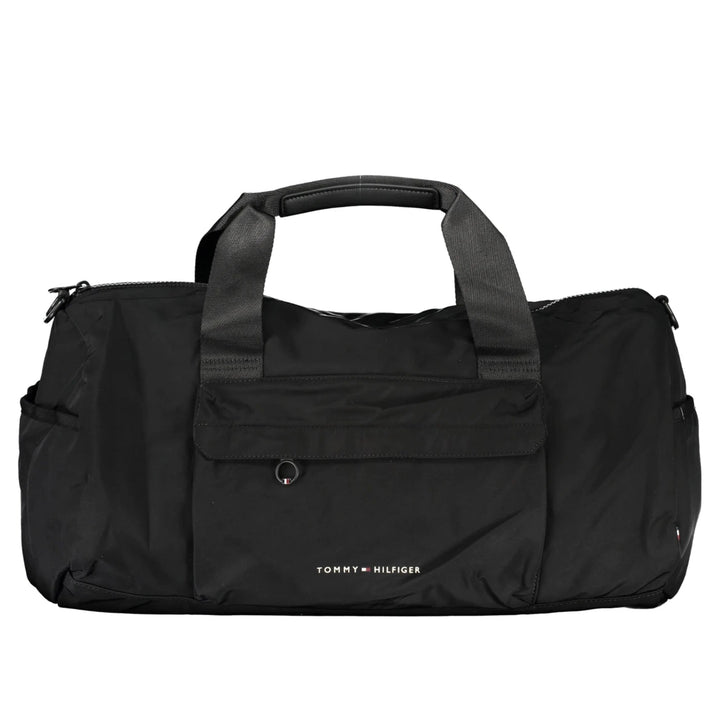 Men’s Black Carry Bag with Handles and Shoulder Strap