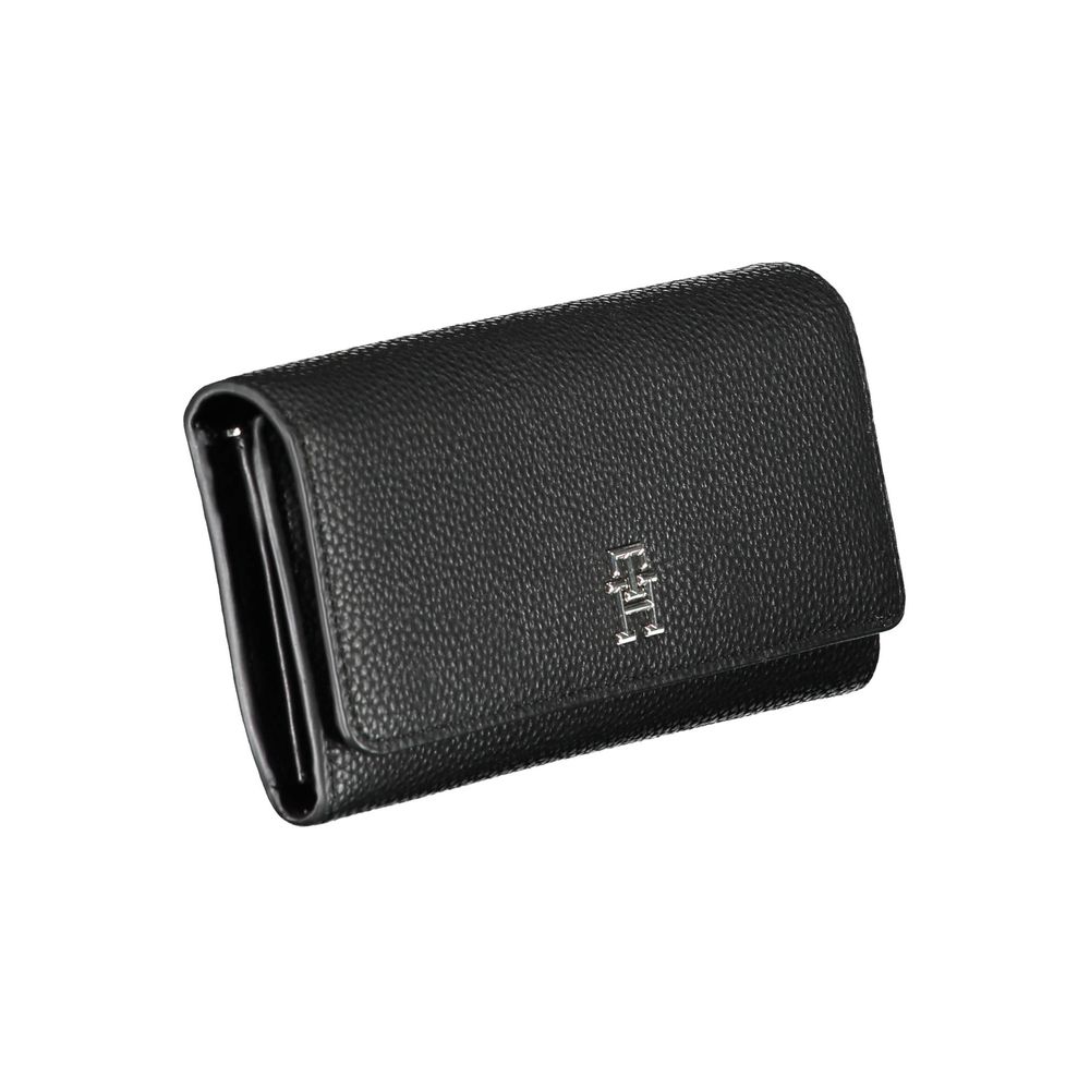 Portefeuille femme Tommy Hilfiger en polyéthylène noir