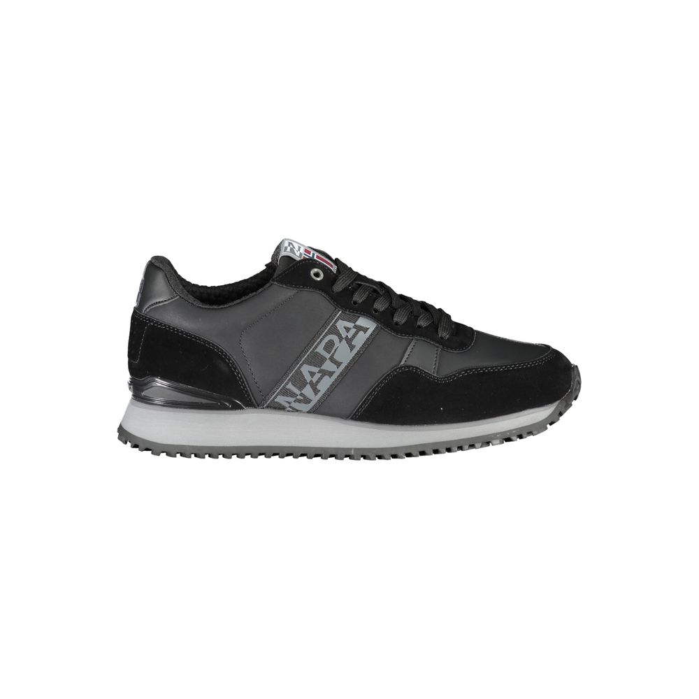 Baskets Napapijri Sleek noires à lacets contrastants