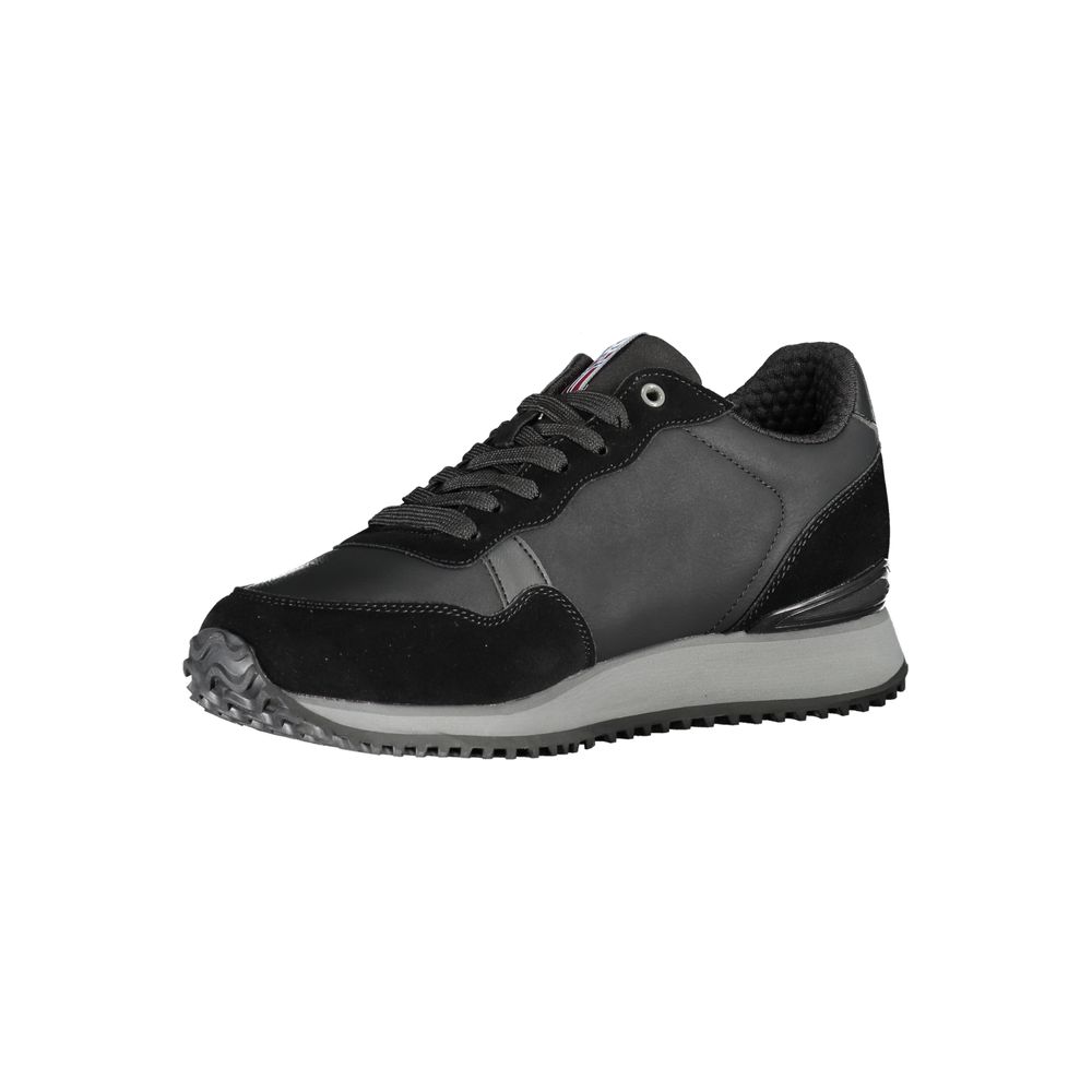 Baskets Napapijri Sleek noires à lacets contrastants