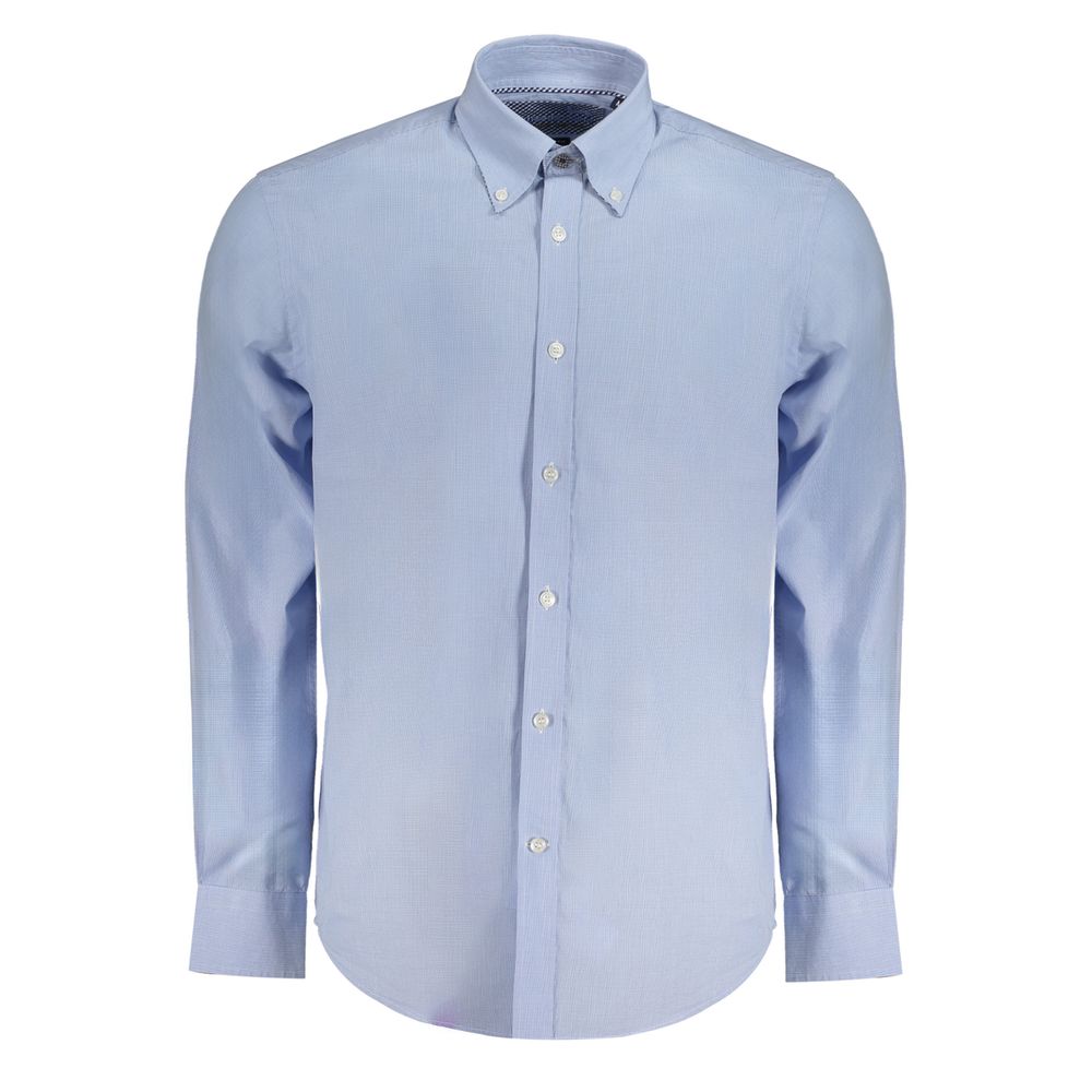 Harmont &amp; Blaine Hellblaues Herrenhemd aus Baumwolle