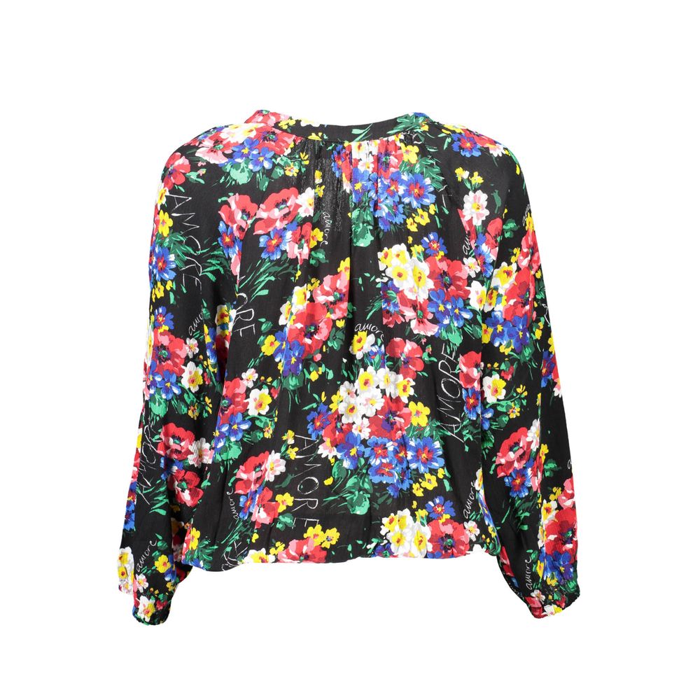 Haut Desigual en viscose noire pour femme