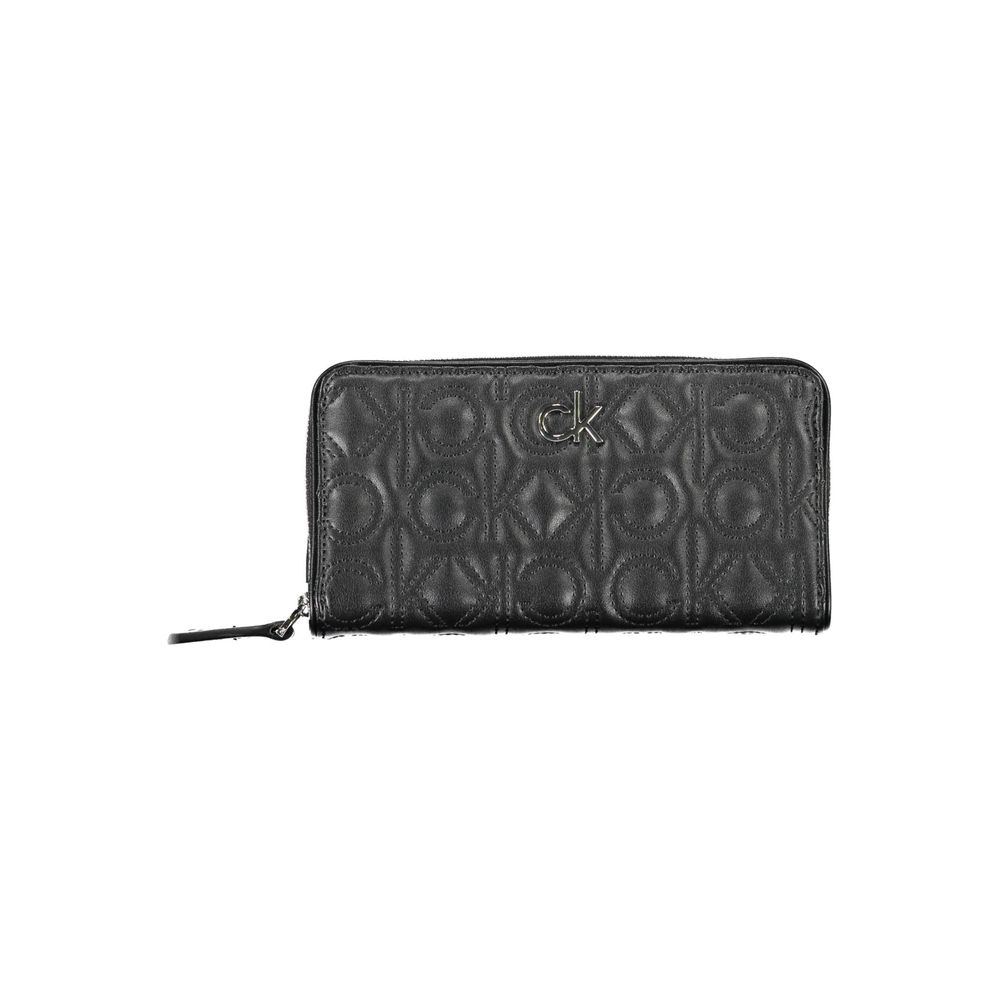 Portefeuille femme Calvin Klein en polyéthylène noir
