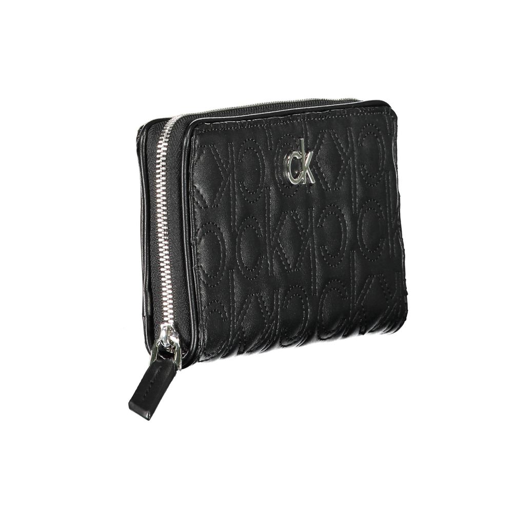 Portefeuille femme Calvin Klein en polyéthylène noir