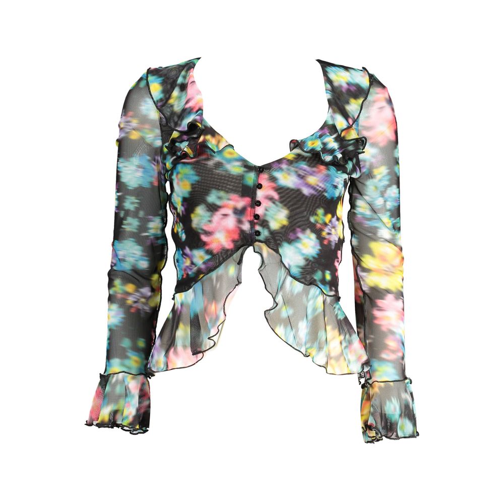 T-shirt femme Desigual en polyester noir