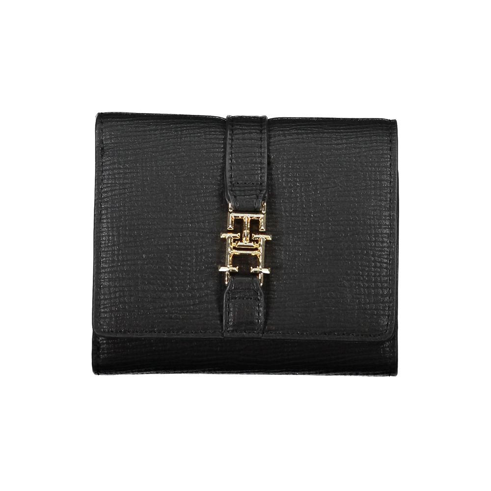 Portefeuille femme Tommy Hilfiger en polyéthylène noir