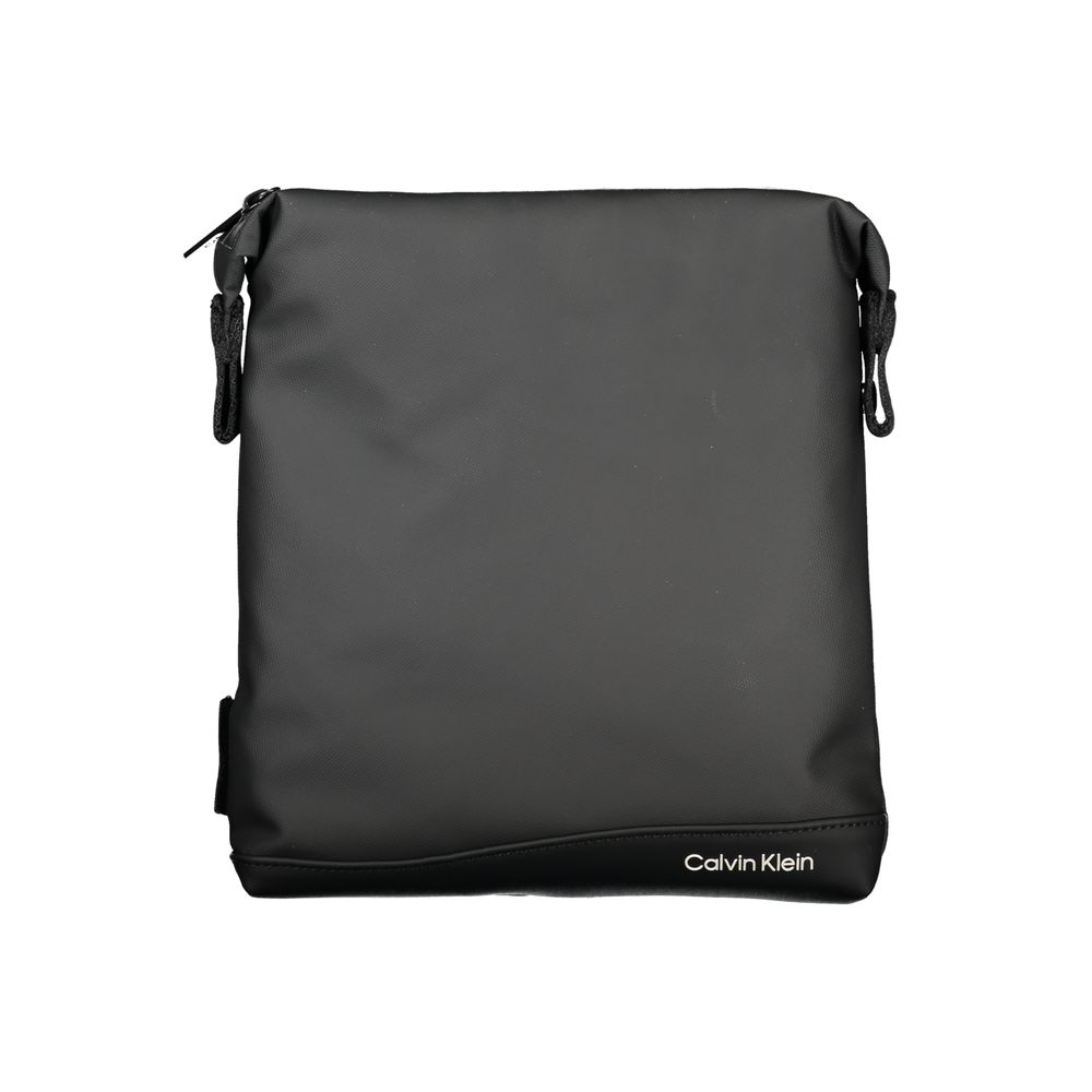 Sac à bandoulière noir élégant Calvin Klein avec détails contrastés