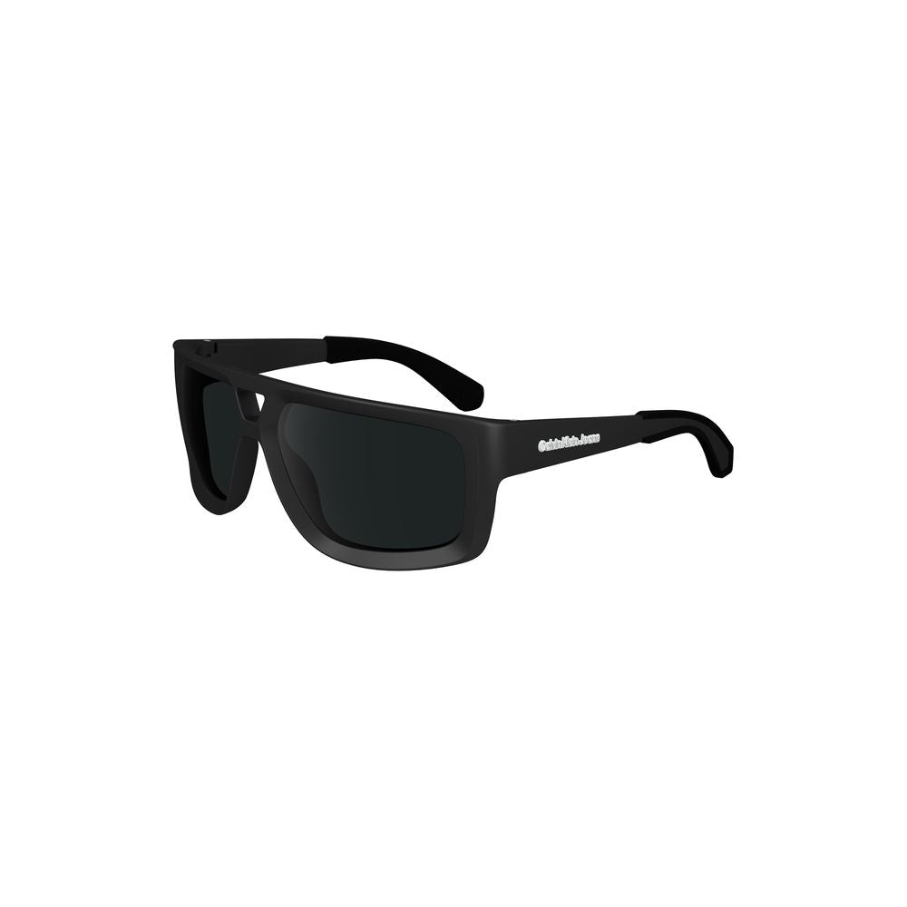 Calvin Klein – Schwarze Sonnenbrille aus Kunststoff