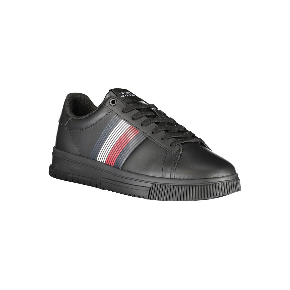 Baskets noires en polyester Tommy Hilfiger