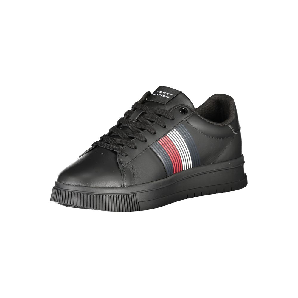 Baskets noires en polyester Tommy Hilfiger