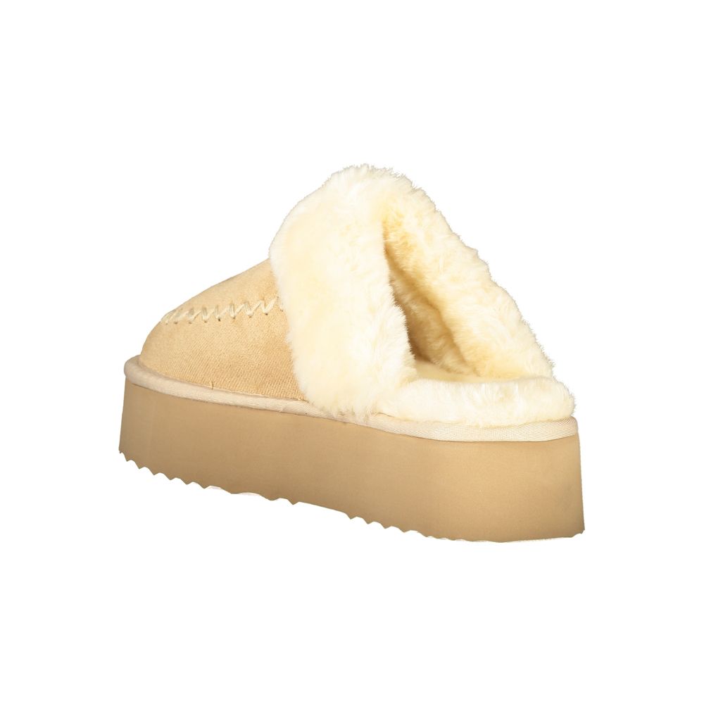 Sandale femme en polyester beige Laura Biagiotti