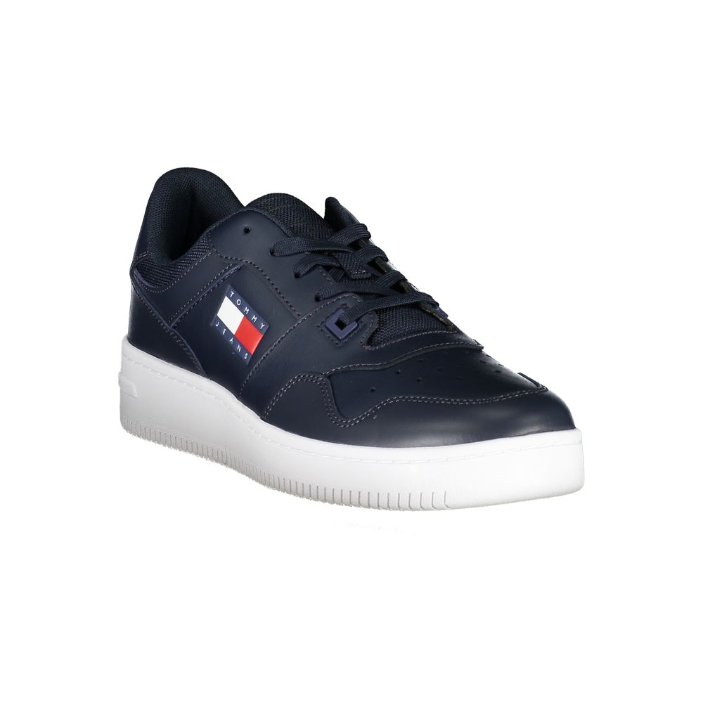Baskets contrastées bleues Tommy Hilfiger avec logo