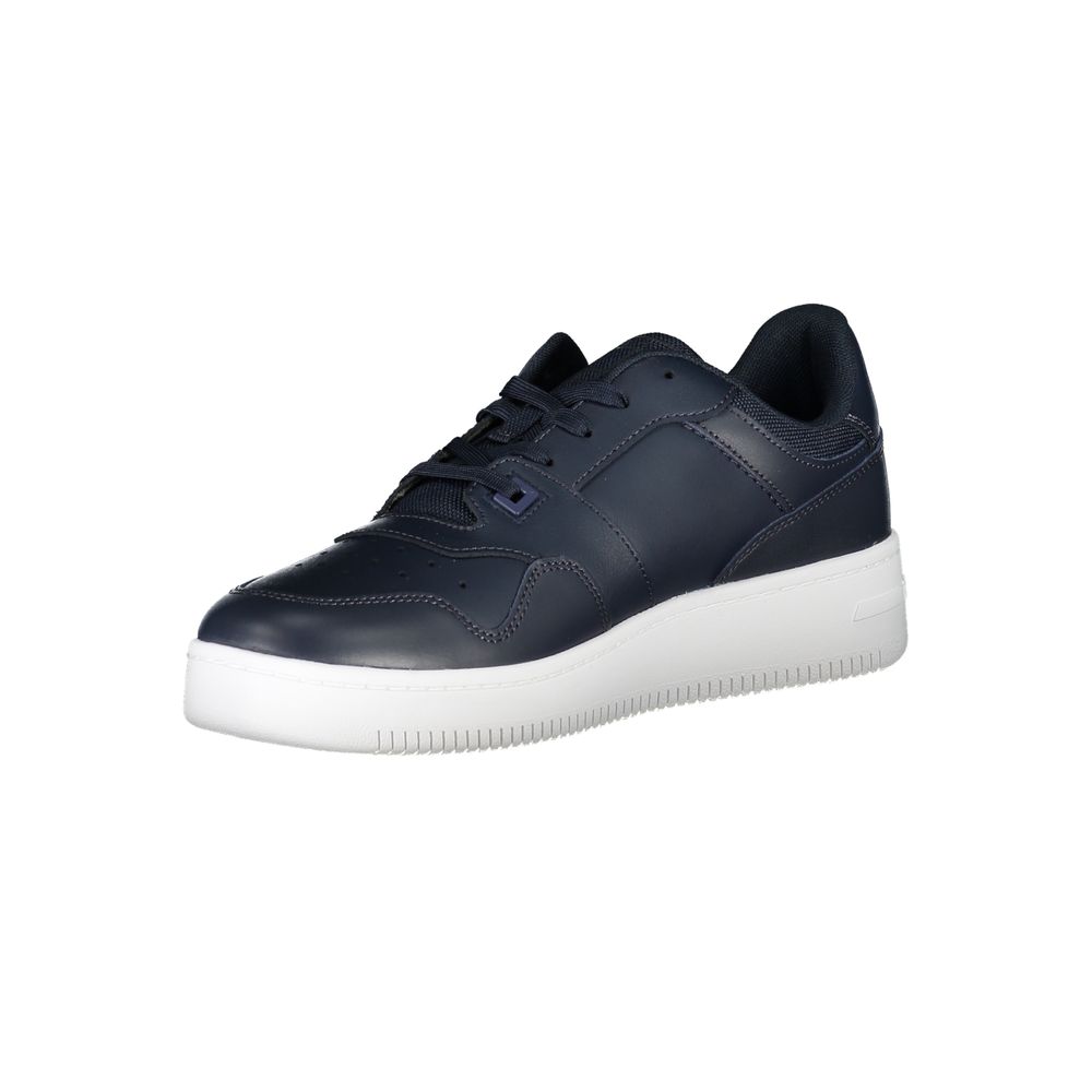 Baskets contrastées bleues Tommy Hilfiger avec logo