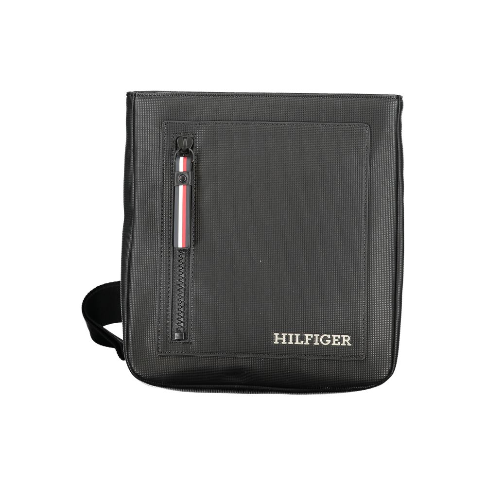 Sac à bandoulière en polyéthylène noir Tommy Hilfiger