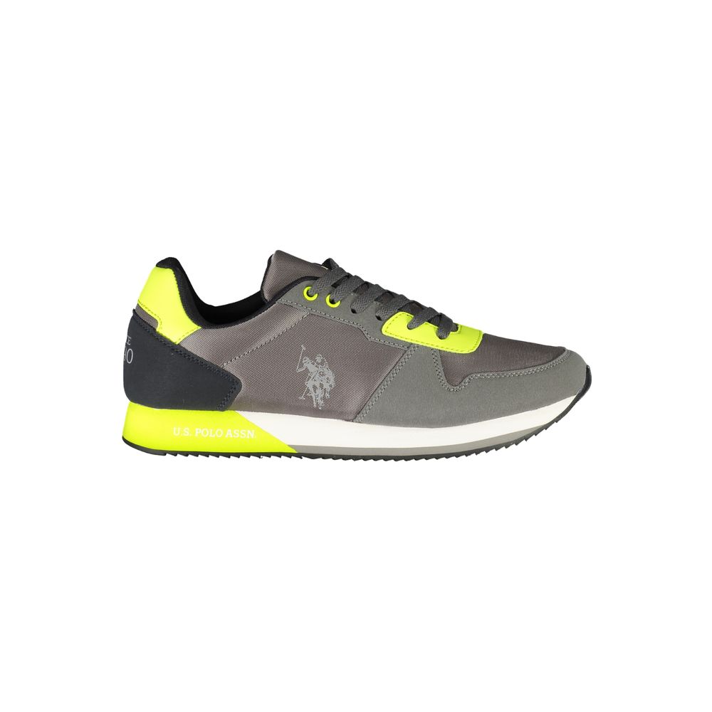 Baskets homme en polyester marron US POLO ASSN.