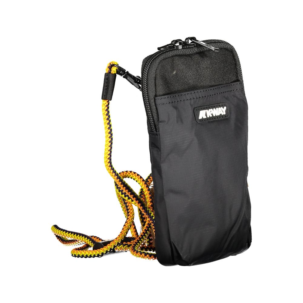 Sac à bandoulière K-WAY en polyester noir
