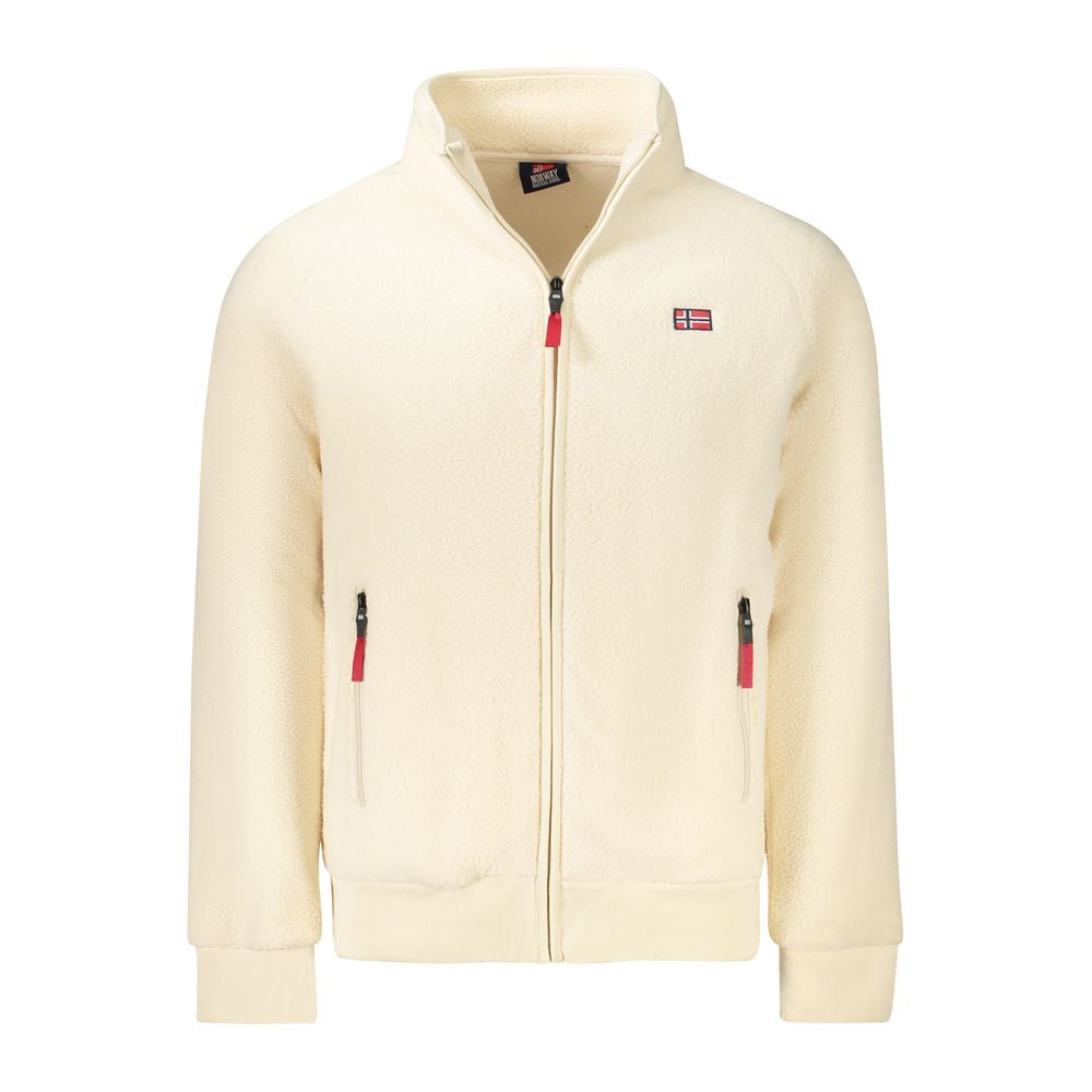 Norwegen 1963 Weiße Polyester-Herren-Sportjacke