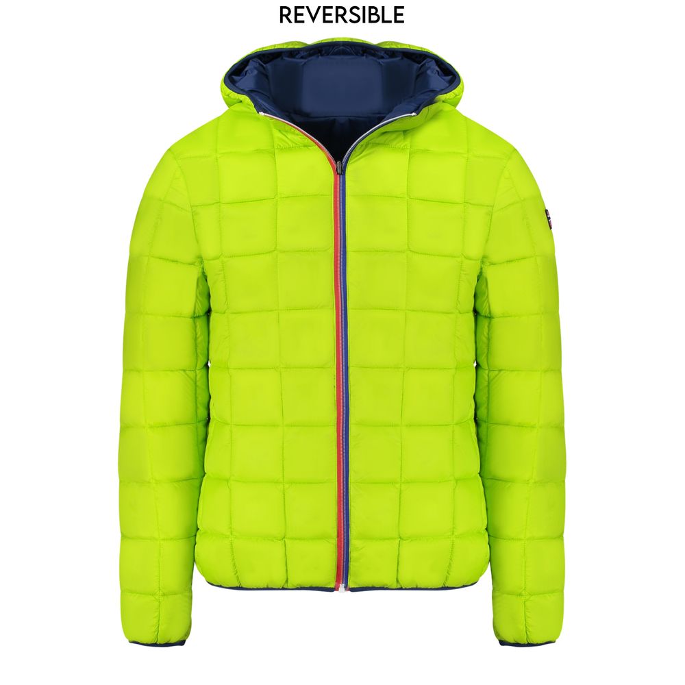 Norwegen 1963 Blaue Polyamid-Wendejacke für Herren