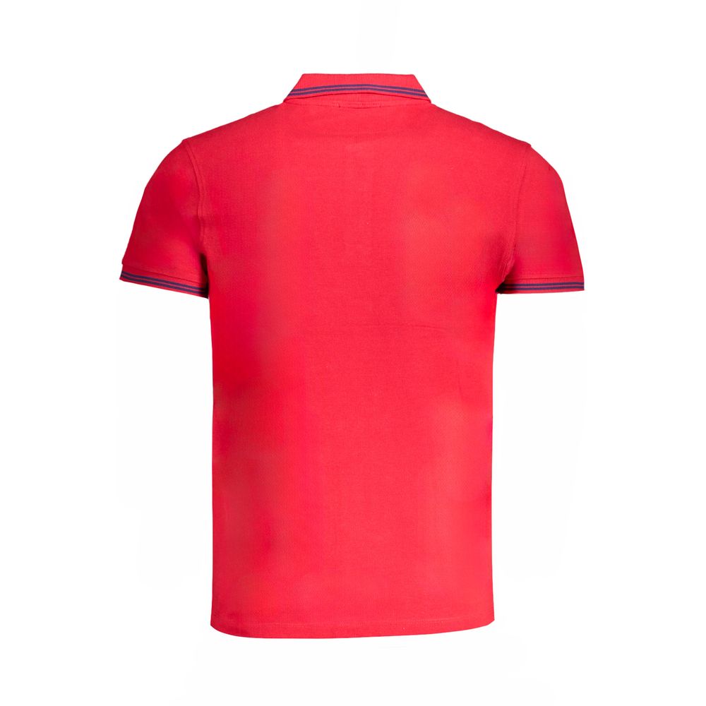 Rotes Poloshirt aus Baumwolle von Cavalli Class