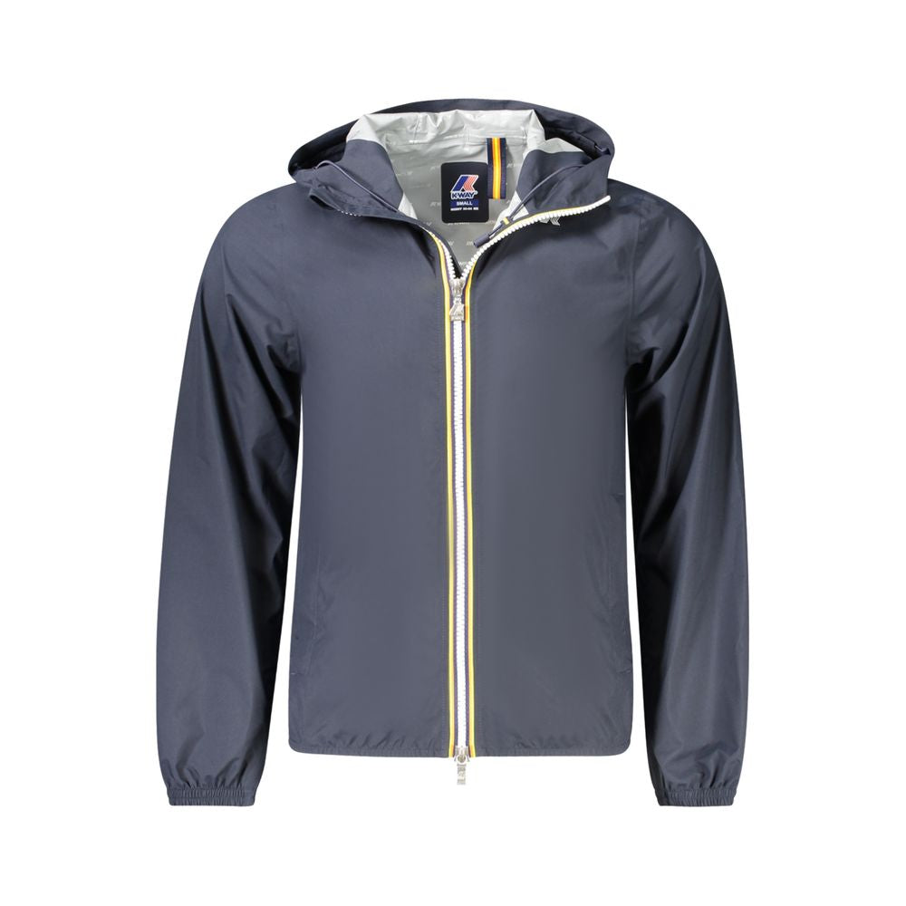 K-WAY Blaue Polyesterjacke