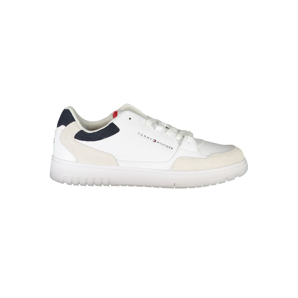 Baskets Tommy Hilfiger en cuir blanc pour homme