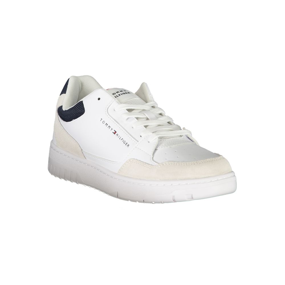 Baskets Tommy Hilfiger en cuir blanc pour homme