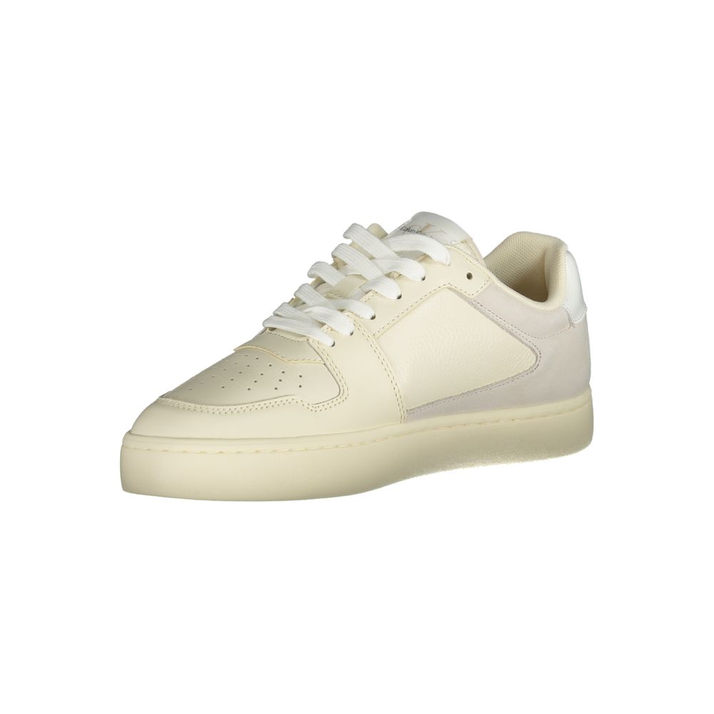 Baskets blanches en polyéthylène pour homme Calvin Klein