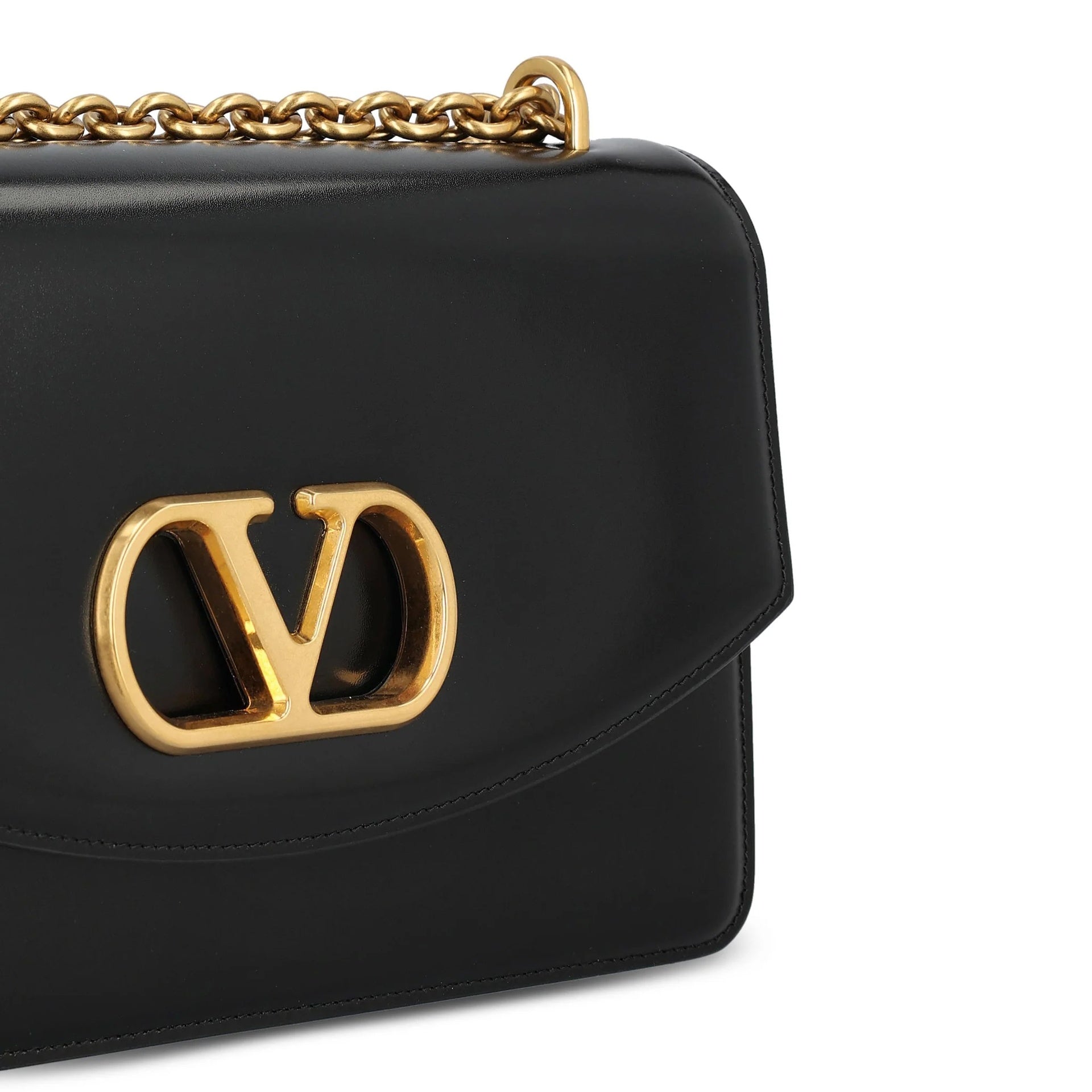 Valentino Garavani Vain Leather Shoulder Bag