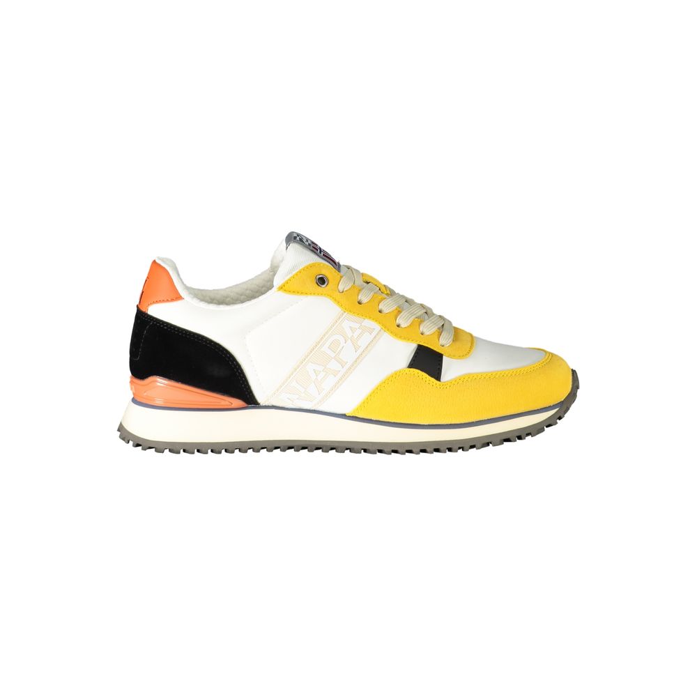Baskets jaunes en polyester Napapijri
