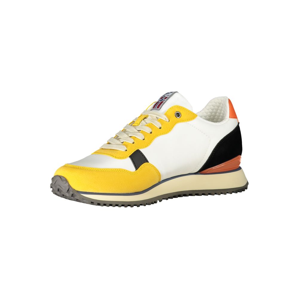 Baskets jaunes en polyester Napapijri