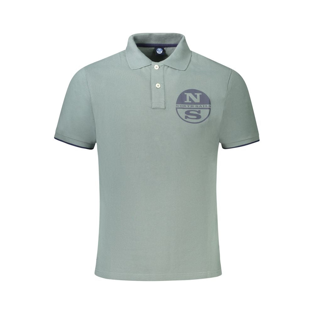 North Sails Herren Poloshirt aus grüner Baumwolle