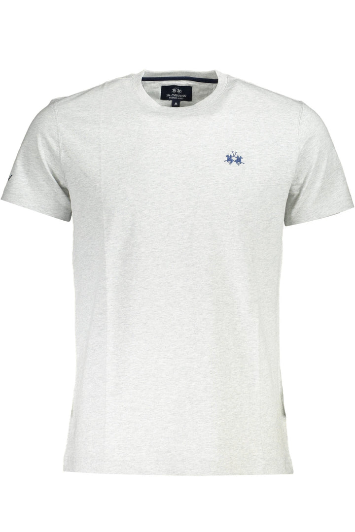 LA MARTINA SHORT SLEEVE T-SHIRT MEN GREY