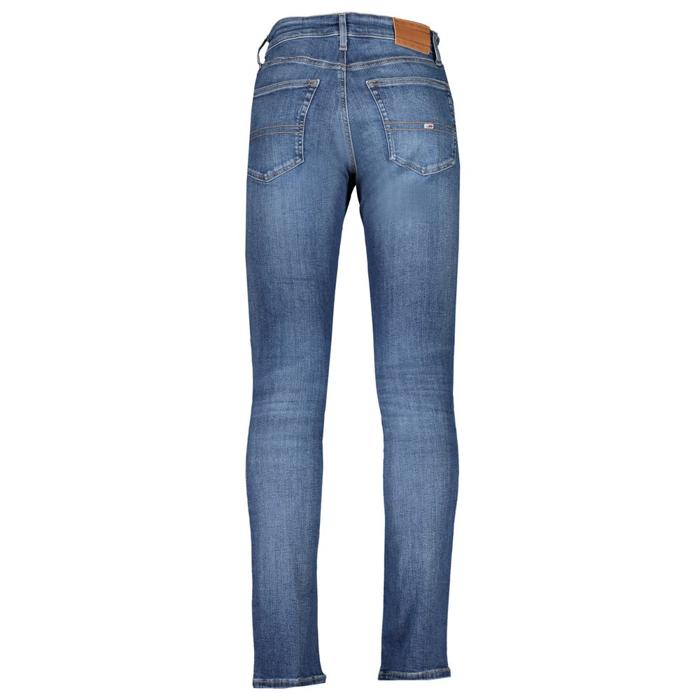Jean et pantalon en coton bleu Tommy Hilfiger