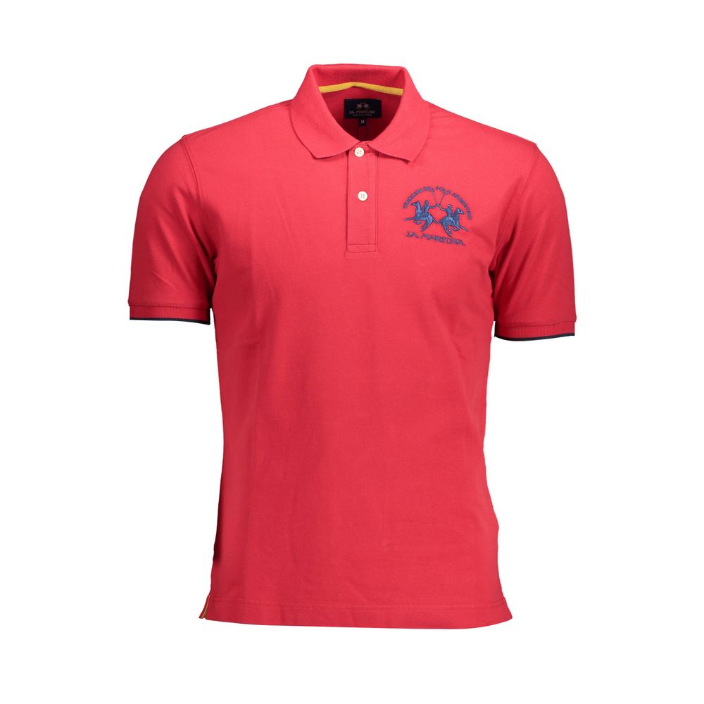 La Martina Elegant Pink Polo: Lässiger Luxus für Herren